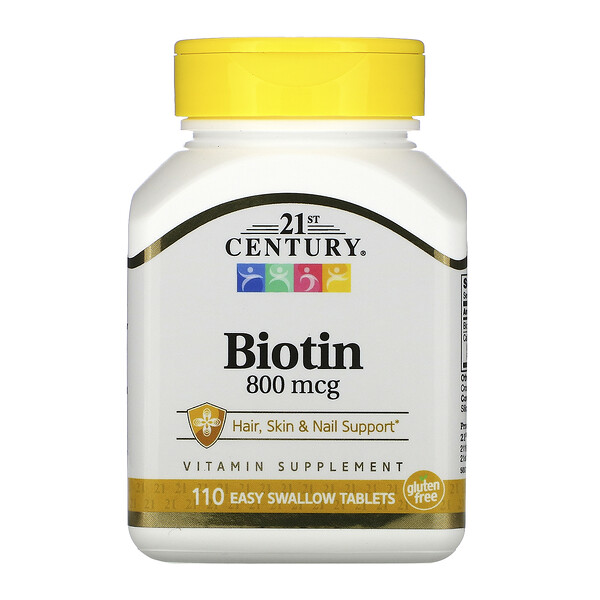 21st Century Biotin 800 mcg 110 Easy Swallow viên 3 21st century biotin 800 mcg 110 easy swallow tablets 43724