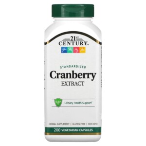 21st Century Cranberry Extract Standardized 200 Vegetarian Capsules 740985229064