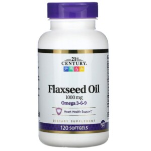 Mua 21st Century Flaxseed Oil 1000 mg 120 Softgels giảm giá rẻ Hà nội TPHCM