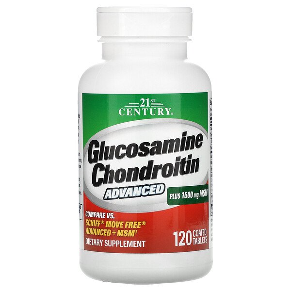 21st Century Glucosamine Chondroitin Advanced 120 Coated viên 3 21st century glucosamine chondroitin advanced 120 coated tablets 41311