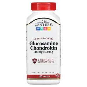 21st Century Glucosamine Chondroitin Double Strength 180 Tablets 740985226391
