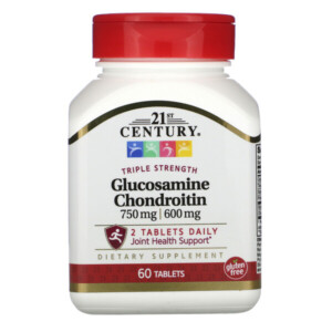 Mua 21st Century Glucosamine / Chondroitin Triple Strength 750 mg / 600 mg 60 viên giảm giá rẻ Hà nội TPHCM