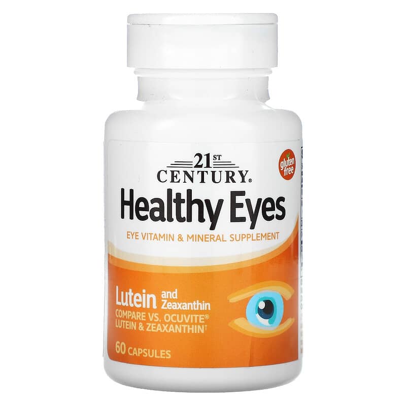 21st Century Healthy Eyes Lutein & Zeaxanthin 60 viên 6 21st century healthy eyes lutein zeaxanthin 60 capsules 46725