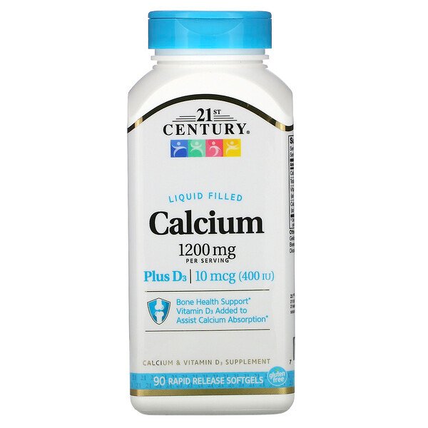 Mua 21st Century Liquid Filled Calcium Plus D3 1