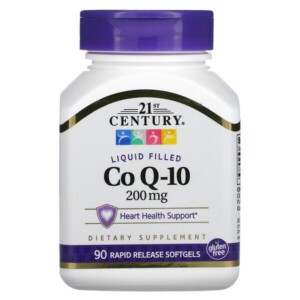 Mua 21st Century Liquid Filled CoQ-10 200 mg 90 Softgels giảm giá rẻ Hà nội TPHCM
