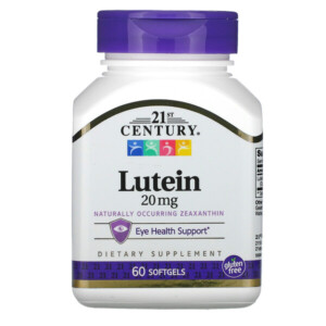 Mua 21st Century Lutein 20 mg 60 Softgels giảm giá rẻ Hà nội TPHCM
