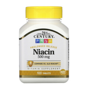 Mua 21st Century Niacin Prolonged Release 500 mg 100 viên giảm giá rẻ Hà nội TPHCM