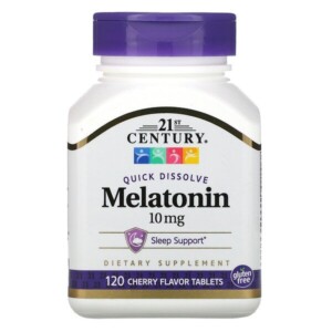 Mua 21st Century Quick Dissolve Melatonin Cherry Flavor 10 mg 120 viên giảm giá rẻ Hà nội TPHCM
