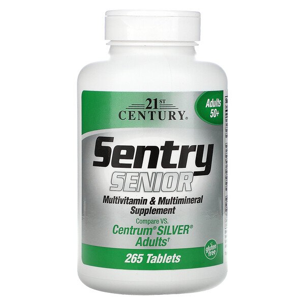 21st Century Sentry Senior Multivitamin & Multimineral Supplement Adults 50+ 265 Tablets 3 Mua 21st Century Sentry Senior Multivitamin & Multimineral Supplement Adults 50+ 265 viên giảm giá rẻ Hà nội TPHCM