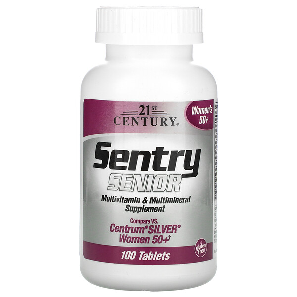 Mua 21st Century Sentry Senior Multivitamin & Multimineral Supplement Women 50+ 100 viên giảm giá rẻ Hà nội TPHCM
