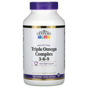 Mua 21st Century Triple Omega Complex 3-6-9 180 Enteric Coated Softgels giảm giá rẻ Hà nội TPHCM