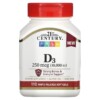 21st Century Vitamin D3 250 mcg (10.000 IU) 110 Rapid Release Softgels 2 21st Century Vitamin D3 250 mcg (10.000 IU) 110 Rapid Release Softgels 740985280607