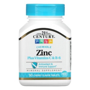 Mua 21st Century Zinc Plus Vitamins C & B-6 Chewable Cherry Flavor 90 viên giảm giá rẻ Hà nội TPHCM
