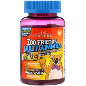 Mua 21st Century Zoo Friends Multi Gummies Plus Extra C 60 Gummies giảm giá rẻ Hà nội TPHCM