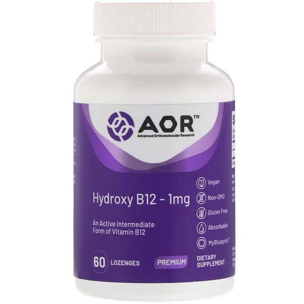 Advanced Orthomolecular Research AOR Hydroxy B12 60 Lozenges 1 Mua Advanced Orthomolecular Research AOR Hydroxy B12 1 mg 60 Lozenges giảm giá rẻ Hà nội TPHCM