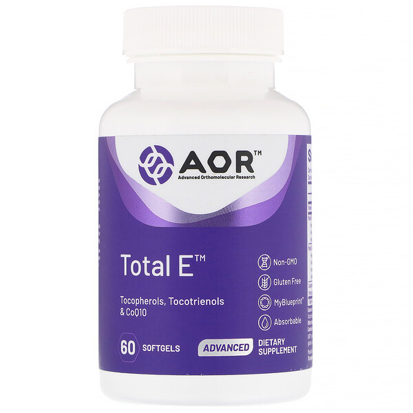 Mua Advanced Orthomolecular Research AOR Total E 60 Softgels giảm giá rẻ Hà nội TPHCM