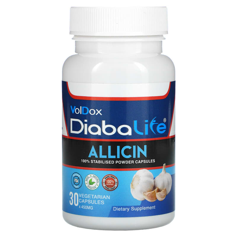 Allimax Diabalife Allicin 500 mg 30 viên 3 allimax diabalife allicin 500 mg 30 vegetarian capsules 97288