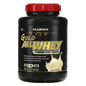 ALLMAX Gold AllWhey 100% Premium Whey Protein French Vanilla 5 lbs. (2.27 kg) 665553121260