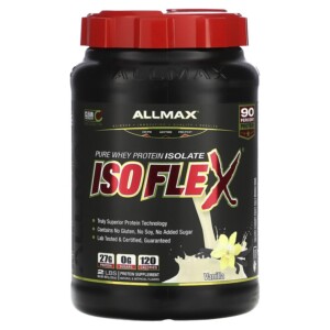 ALLMAX Isoflex Pure Whey Protein Isolate Vanilla 2 lbs (907 g) 665553121222