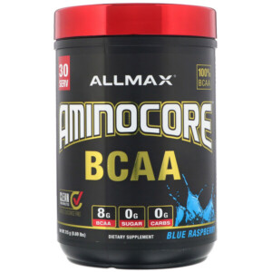 Mua ALLMAX Nutrition AMINOCORE BCAA Blue Raspberry 0.69 lbs 315 g giảm giá rẻ Hà nội TPHCM