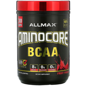 Mua ALLMAX Nutrition AMINOCORE BCAA Fruit Punch 0.69 lbs 315 g giảm giá rẻ Hà nội TPHCM