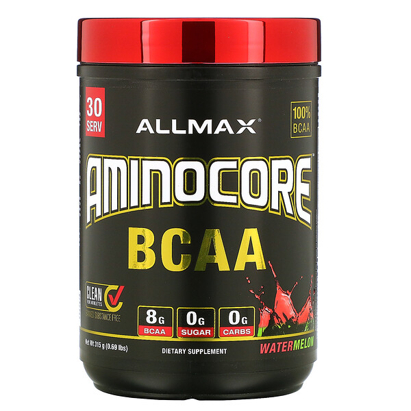 Mua ALLMAX Nutrition AMINOCORE BCAA Watermelon 0.69 lbs 315 g giảm giá rẻ Hà nội TPHCM