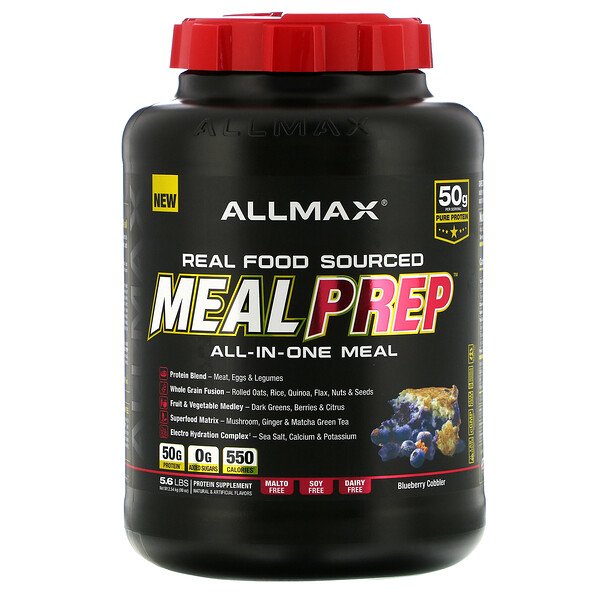 Mua ALLMAX Nutrition Real Food Sourced Meal Prep All-in-One Meal Blueberry Cobbler 5.6 lb 2.54 kg giảm giá rẻ Hà nội TPHCM