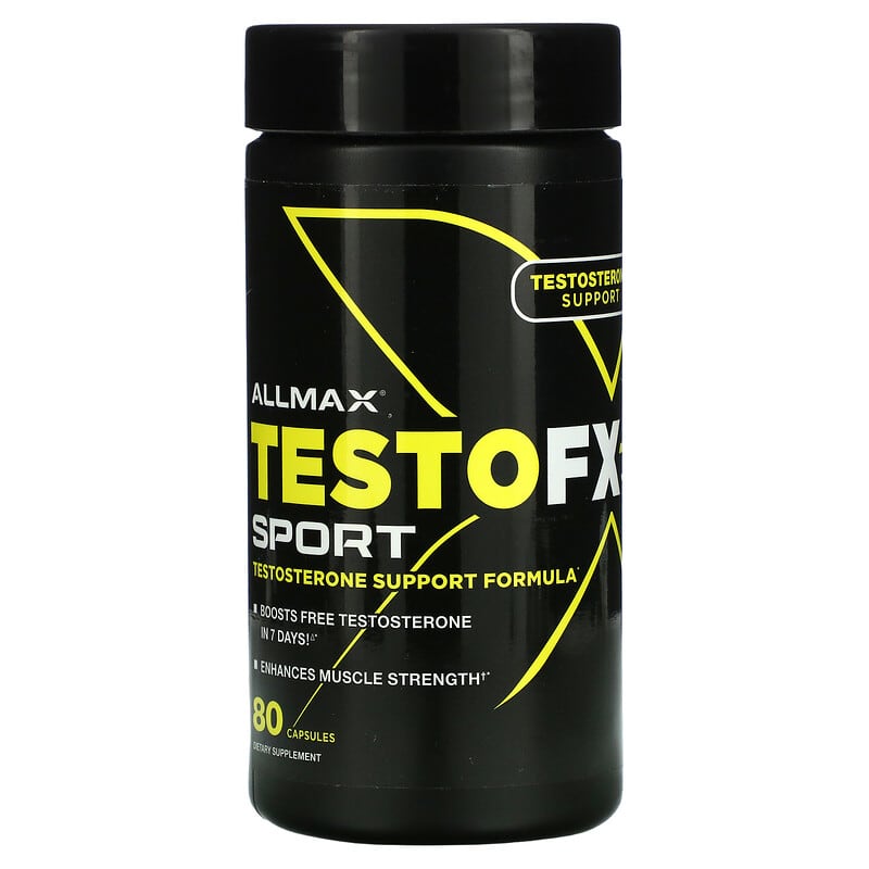 ALLMAX TestoFX Sport Testosterone Support Formula 80 Capsules 3 ALLMAX TestoFX Sport Testosterone Support Formula 80 Capsules 665553229232