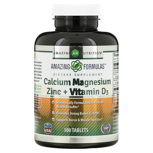 Amazing Nutrition Calcium Magnesium Zinc + Vitamin D3 300 Tablets 1 Mua Amazing Nutrition Calcium Magnesium Zinc + Vitamin D3 300 viên giảm giá rẻ Hà nội TPHCM