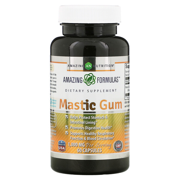 Amazing Nutrition Mastic Gum 500 mg 60 viên 3 amazing nutrition mastic gum 500 mg 60 capsules 108564