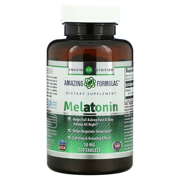 Amazing Nutrition Melatonin 10 mg 250 viên 3 amazing nutrition melatonin 10 mg 250 tablets 108561