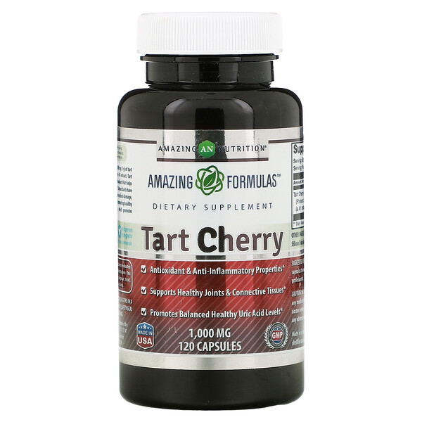 Amazing Nutrition Tart Cherry 1,000 mg 120 viên 5 amazing nutrition tart cherry 1 000 mg 120 capsules 108565