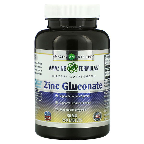 Mua Amazing Nutrition Zinc Gluconate 50 mg 250 viên giảm giá rẻ Hà nội TPHCM