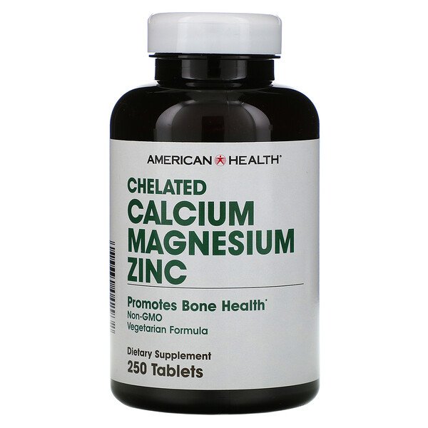 Mua American Health Chelated Calcium Magnesium Zinc 250 viên giảm giá rẻ Hà nội TPHCM