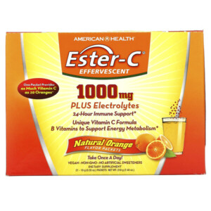 Mua American Health Ester-C Effervescent Natural Orange Flavor 1