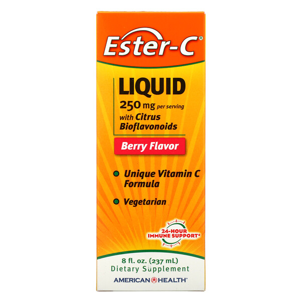 Mua American Health Ester-C Liquid with Citrus Bioflavonoids Berry Flavor 250 mg 8 oz 237 ml giảm giá rẻ Hà nội TPHCM