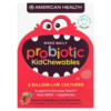 American Health Probiotic Kid Chewables Natural Strawberry Vanilla 5 Billion Live Cultures 30 Chewable Tablets 076630303026
