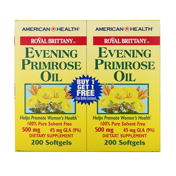 Mua American Health Royal Brittany Evening Primrose Oil 500 mg 2 Bottles 200 Softgels Each giảm giá rẻ Hà nội TPHCM