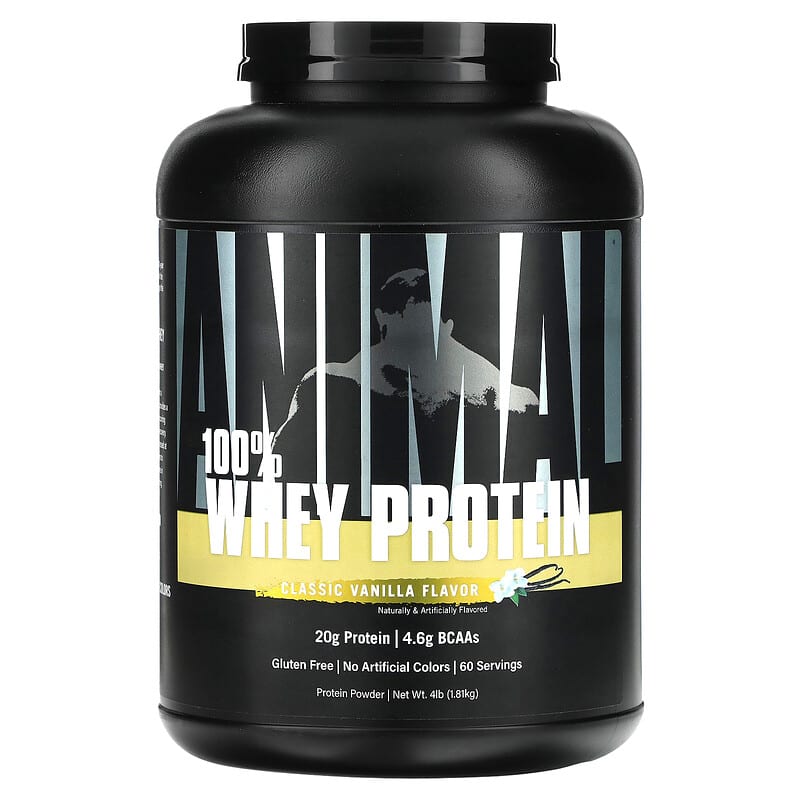 Animal 100% Whey Protein Powder Classic Vanilla 4 lb (1.81 kg) 3 Animal 100% Whey Protein Powder Classic Vanilla 4 lb (1.81 kg) 039442000750