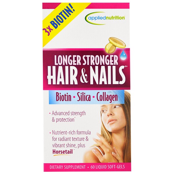 Applied Nutrition Longer Stronger Hair & Nails 60 Liquid Soft-Gels 3 Mua appliednutrition Longer Stronger Hair & Nails 60 Liquid Soft-Gels giảm giá rẻ Hà nội TPHCM