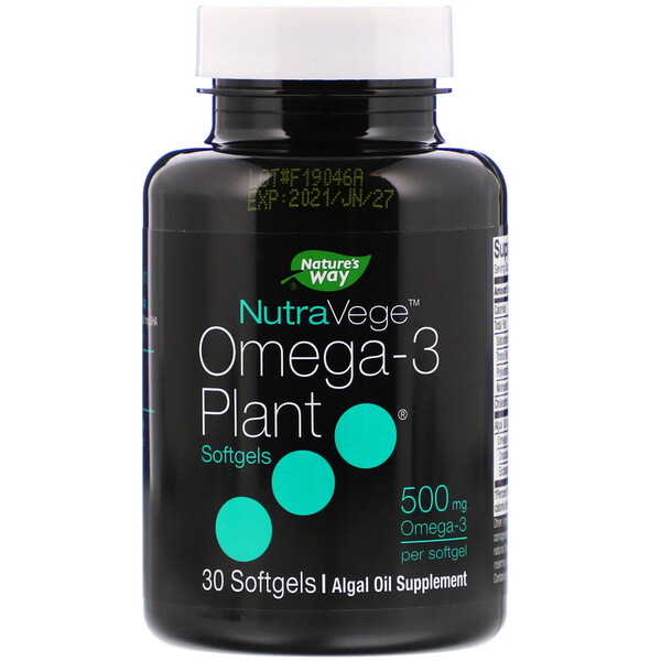 Nature's Way NutraVege Omega-3 Plant 500 mg 30 Softgels 1 Mua Ascenta NutraVege Omega-3 Plant 500 mg 30 Softgels giảm giá rẻ Hà nội TPHCM
