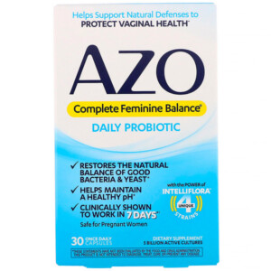 Mua Azo Complete Feminine Balance Daily Probiotic 30 Once Daily viên giảm giá rẻ Hà nội TPHCM