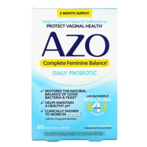 Mua Azo Complete Feminine Balance Daily Probiotic 5 Billion Active Cultures 60 Once Daily viên giảm giá rẻ Hà nội TPHCM
