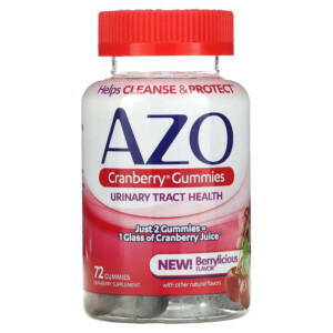 Azo Cranberry Gummies Berrylicious 72 Gummies 787651760100