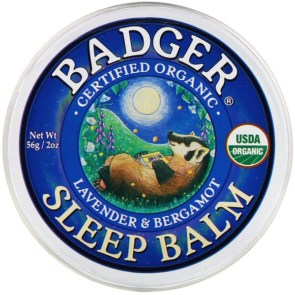 Badger Company Organic Sleep Balm Lavender & Bergamot 2 oz (56 g) 1 Mua Badger Company Organic Sleep Balm Lavender & Bergamot 2 oz 56 g giảm giá rẻ Hà nội TPHCM