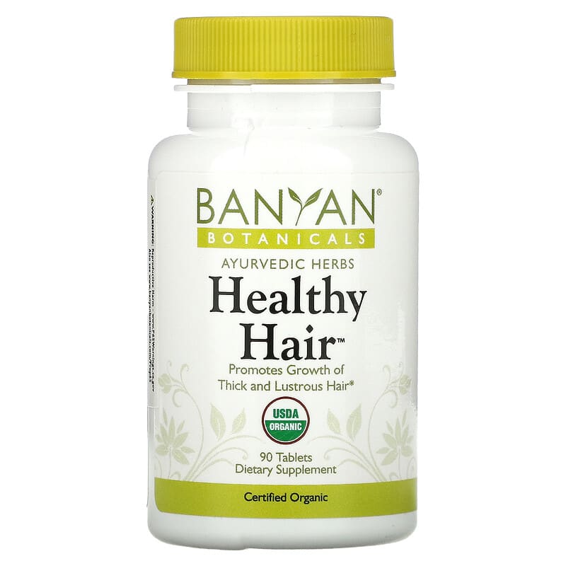 Banyan Botanicals Healthy Hair 90 Tablets 3 Banyan Botanicals Healthy Hair 90 Tablets 618192012413