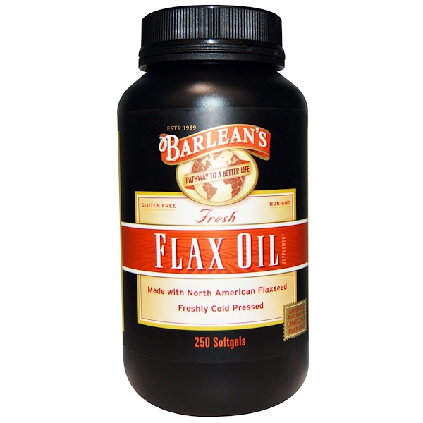 Barlean's Fresh Flax Oil 250 Softgels 3 barlean s fresh flax oil 250 softgels 3522