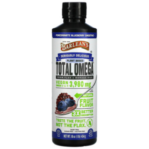 Mua Barlean's Plant Based Total Omega 3 Â· 6 Â· 9 Pomegranate Blueberry Smoothie 3