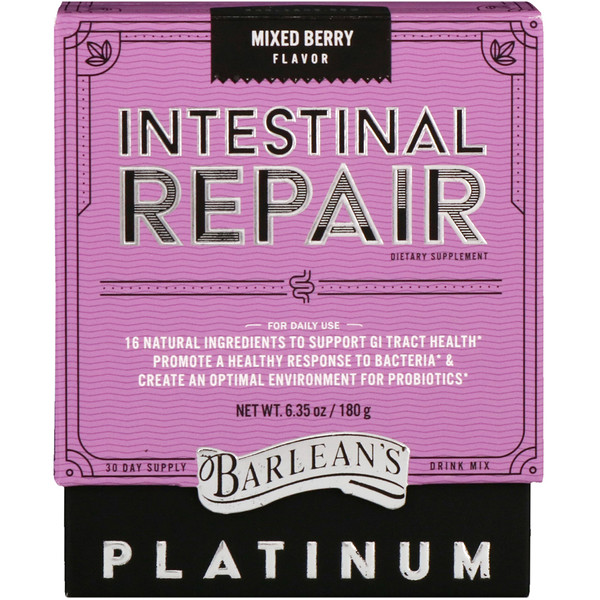 Barlean's Platinum Intestinal Repair Mixed Berry 6.35 oz (180 g) 1 Mua Barlean's Platinum Intestinal Repair Mixed Berry Flavor 6.35 oz 180 g giảm giá rẻ Hà nội TPHCM