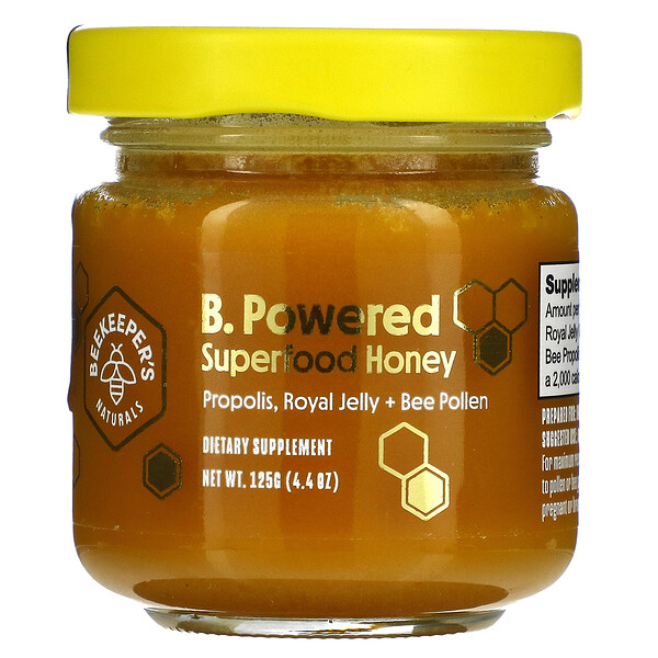 Mua Beekeeper's Naturals B. Powered Superfood Honey 4.4 oz 125 g giảm giá rẻ Hà nội TPHCM